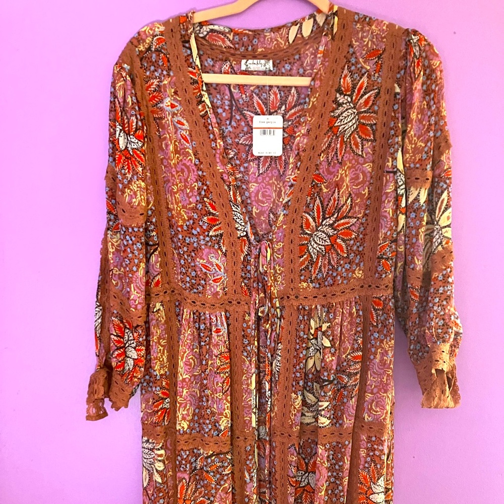 Free People NWT Grasslands Kimono